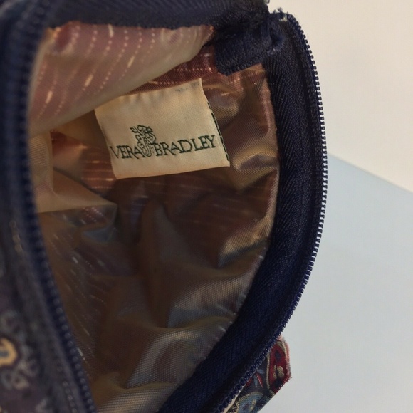 VINTAGE Navy Vera Bradley Tote & Cosmetic Bag - Picture 8 of 8